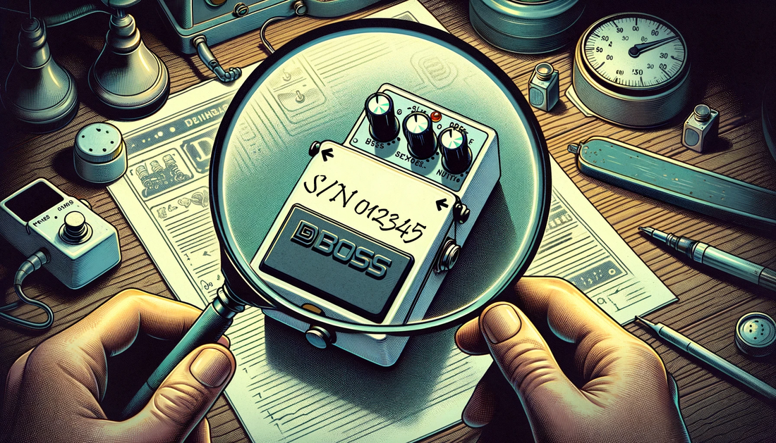 How to determine the Production Date of a guitar effect pedal?