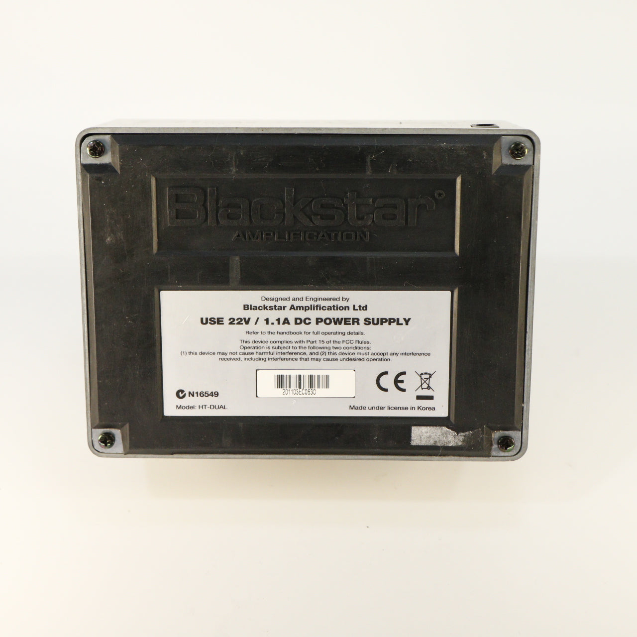 Blackstar HT Dual Valve Distortion (met 22v adapter)