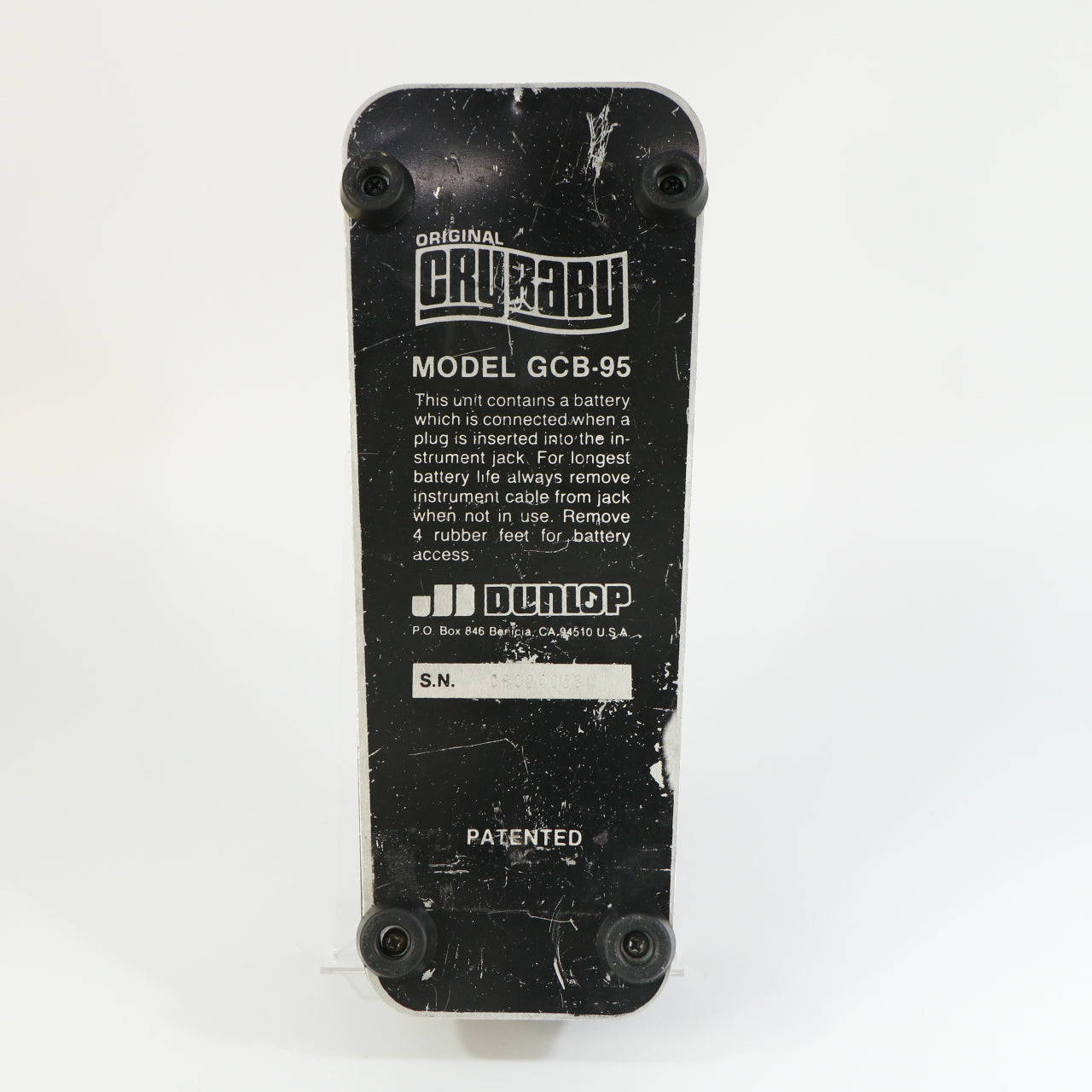 Dunlop GCB-95 Original CryBaby Wah (vintage, stack of dime inductor, s/n CB024058)