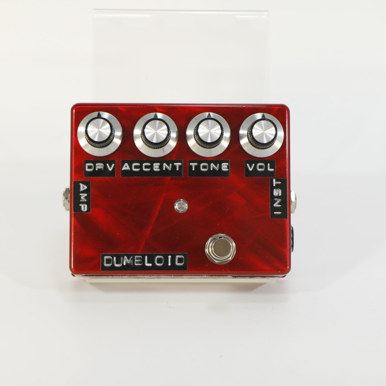 Shin's Music Dumbloid Red Scratch Custom Preamp Drive Pedal (s/n 1779, in doosje, handgemaakt in Japan)