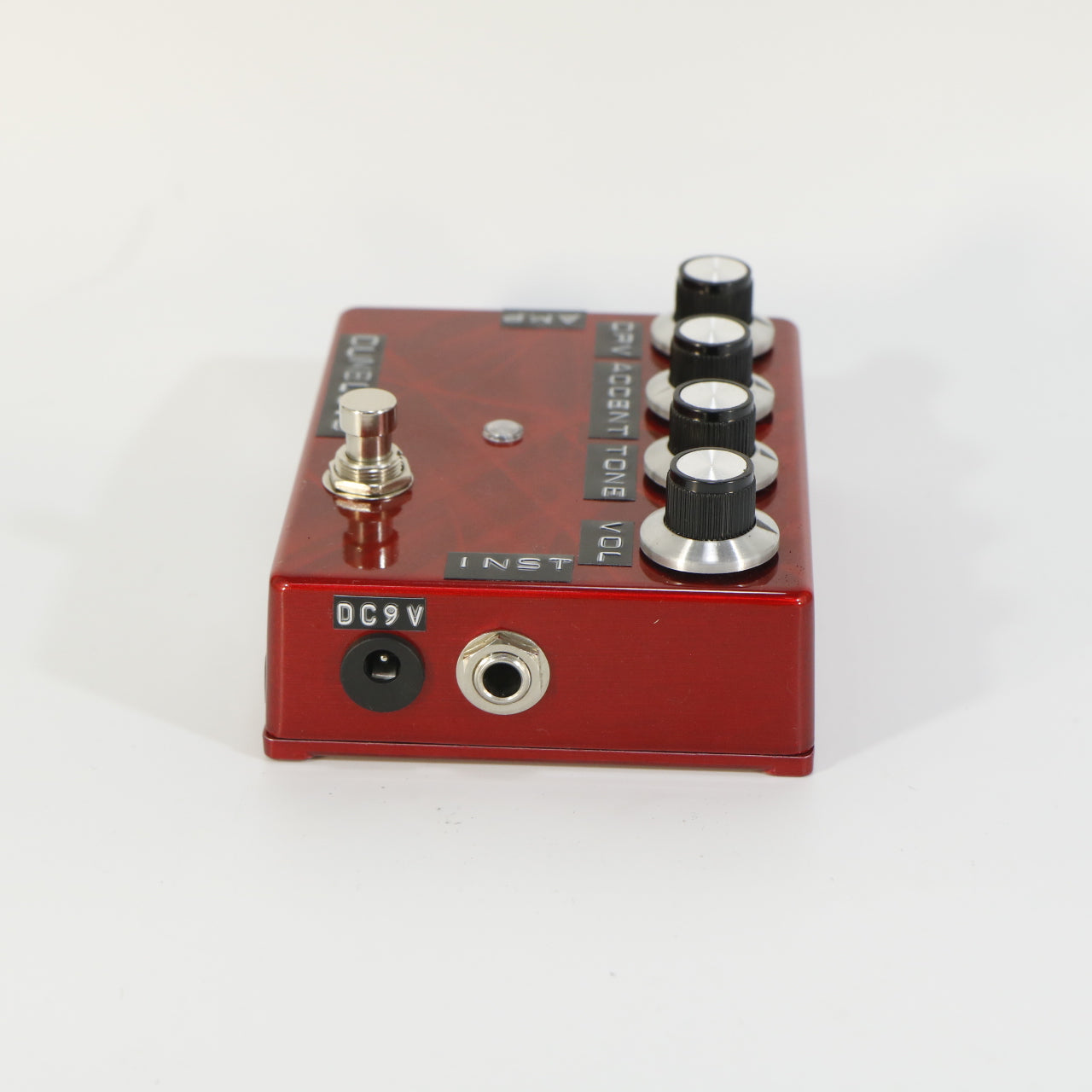 Shin's Music Dumbloid Red Scratch Custom Preamp Drive Pedal (s/n 1779, in doosje, handgemaakt in Japan)