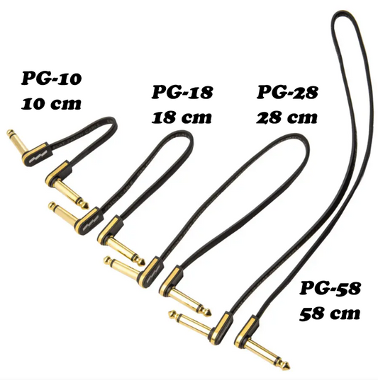 EBS PCF-PG18 Premium Gold Flat patchkabel 18 cm mono haaks