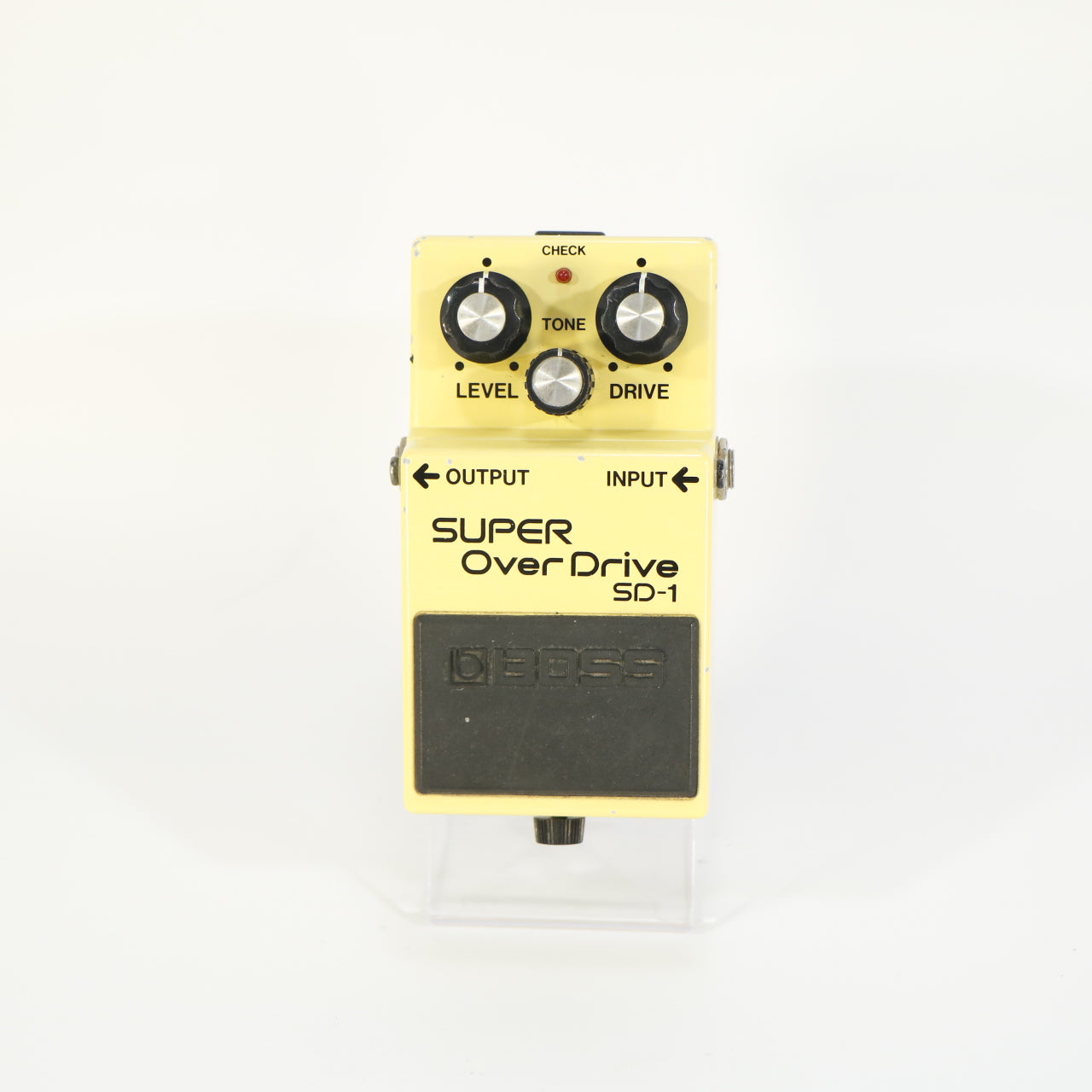 Boss SD-1 Super Overdrive (s/n DC14674, Black Label, Made in Taiwan, Incl. Box and Manual)