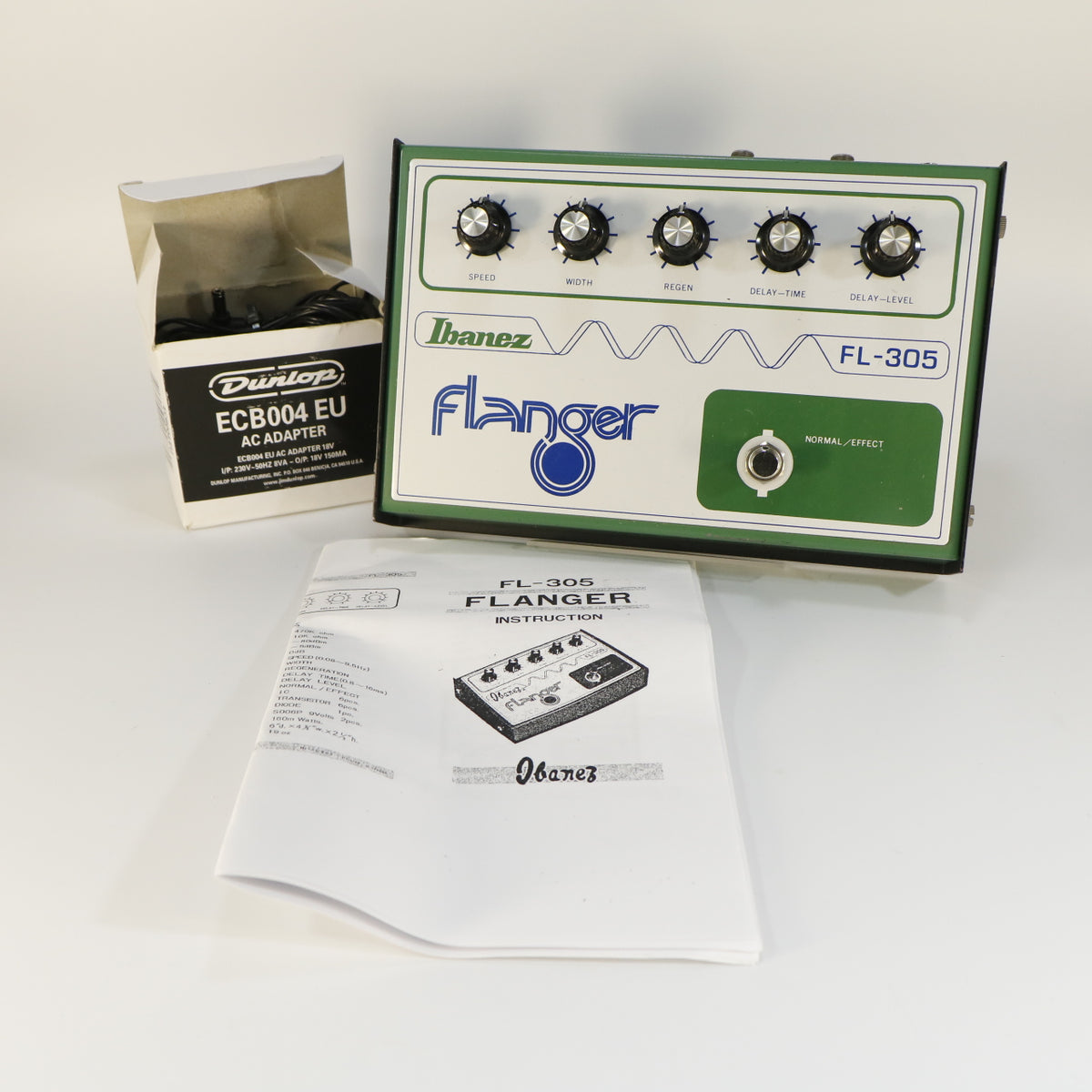 Ibanez FL-305 Flanger (vintage, made in Japan, incl. adapter en handleiding)