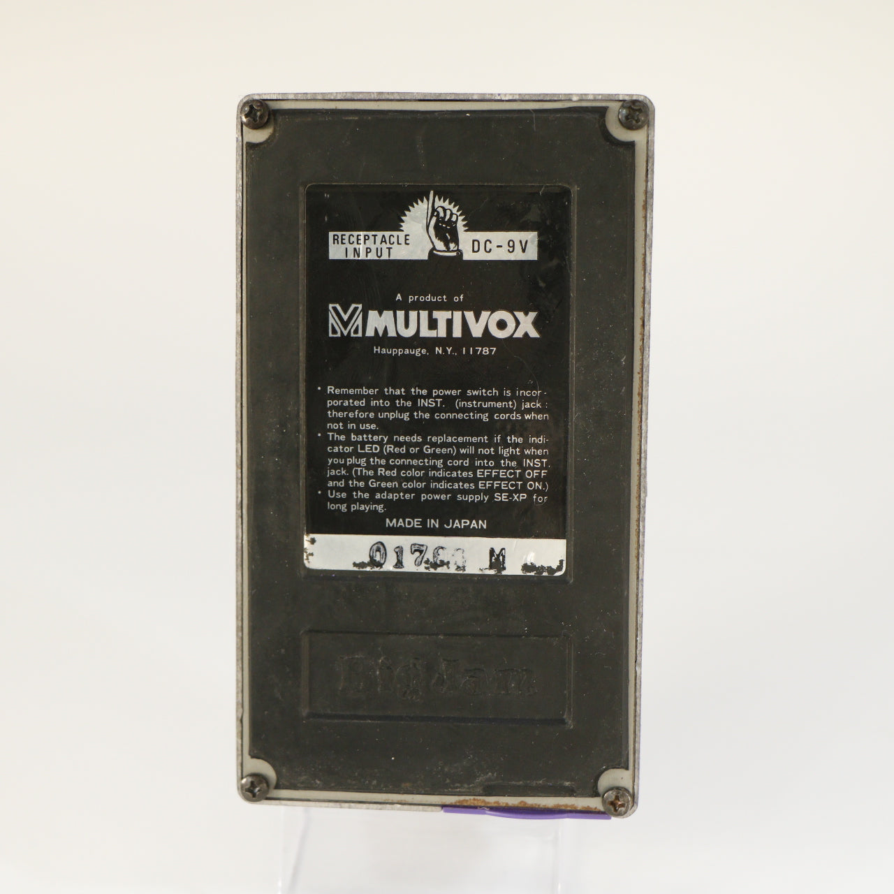 Multivox Big Jam SE-7 Delay Machine Analog Delay with MN3011 / MN3101 BBD Chipset (s/n 01763 M, Vintage, Made in Japan)