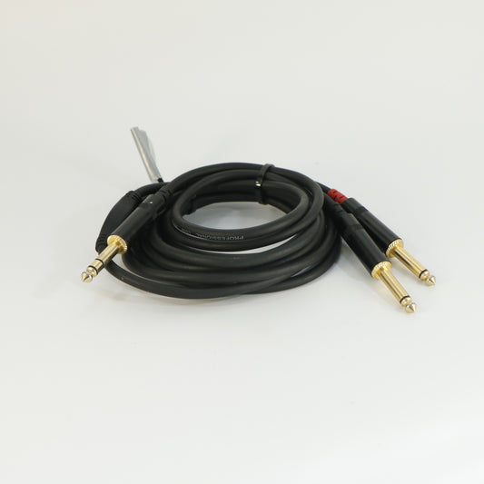 Neutrik TRS to 2x jack, stereo to mono 3 meters
