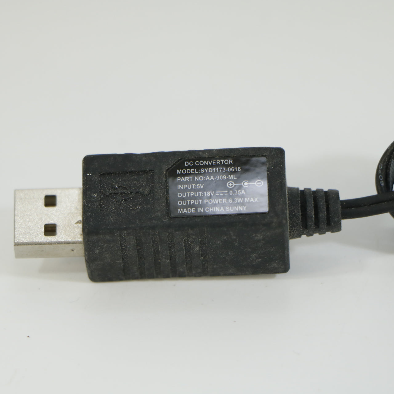MyVolts 5 Volt USB to 18 Volt DC