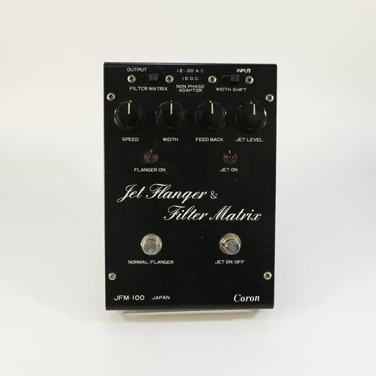 Coron JFM-100 Jet Flanger & Filter Matrix Analog BBD (fully serviced, Reticon SAD1024, vintage, Made in Japan)