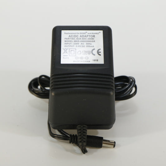 EHX adapter; replacement Adapter for Boss / Ibanez Pedals 9.6V DC 200mA