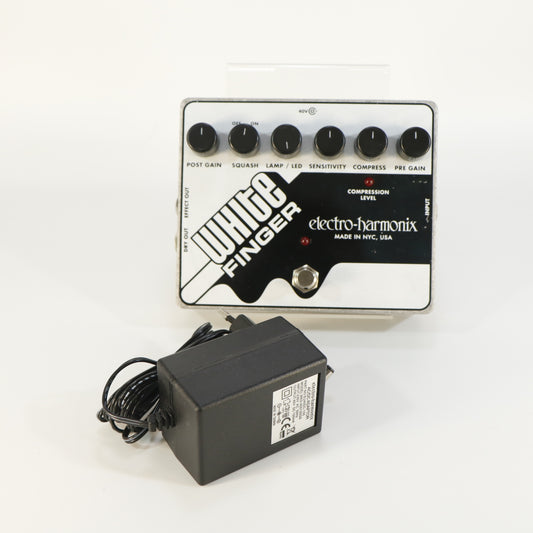 Electro-Harmonix White Finger XO Compressor (with 40V EU Plug Adapter)