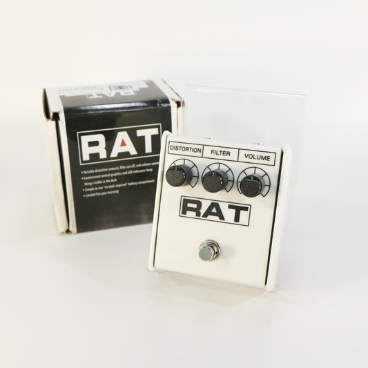 ProCo RAT2 Distortion (s/n RT-405962, White, Ikebe 40th Anniversary Limited Edition, Mint in Doosje)