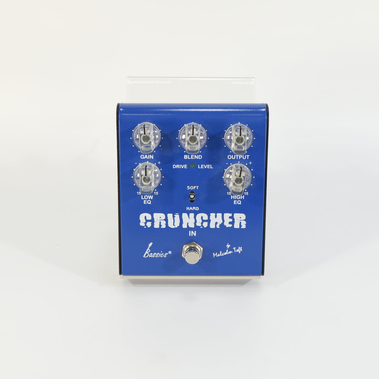 Bassics Cruncher Overdrive / Distortion (s/n CR0111, in doosje, Made in England)