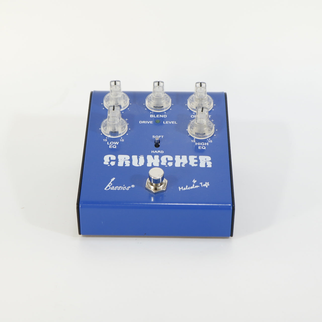 Bassics Cruncher Overdrive / Distortion (s/n CR0111, in doosje, Made in England)
