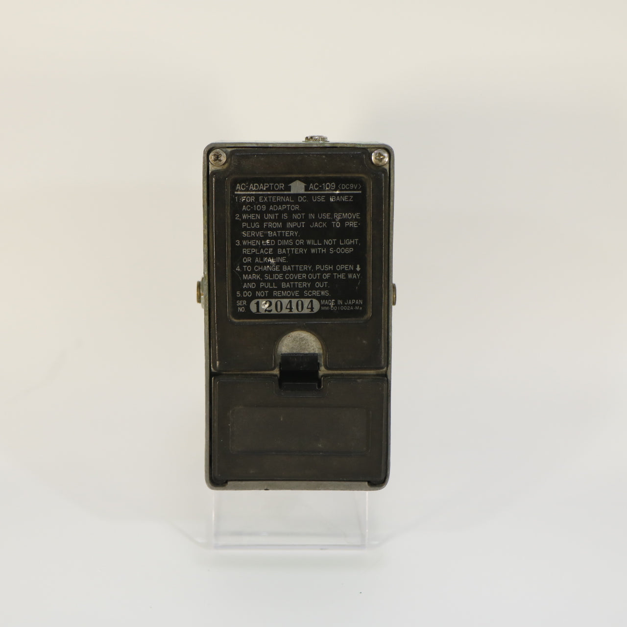 Ibanez TS-808 Tube Screamer Overdrive Signed by Philip Sayce (s/n 120404, Vintage All Original 1980, Made in Japan)