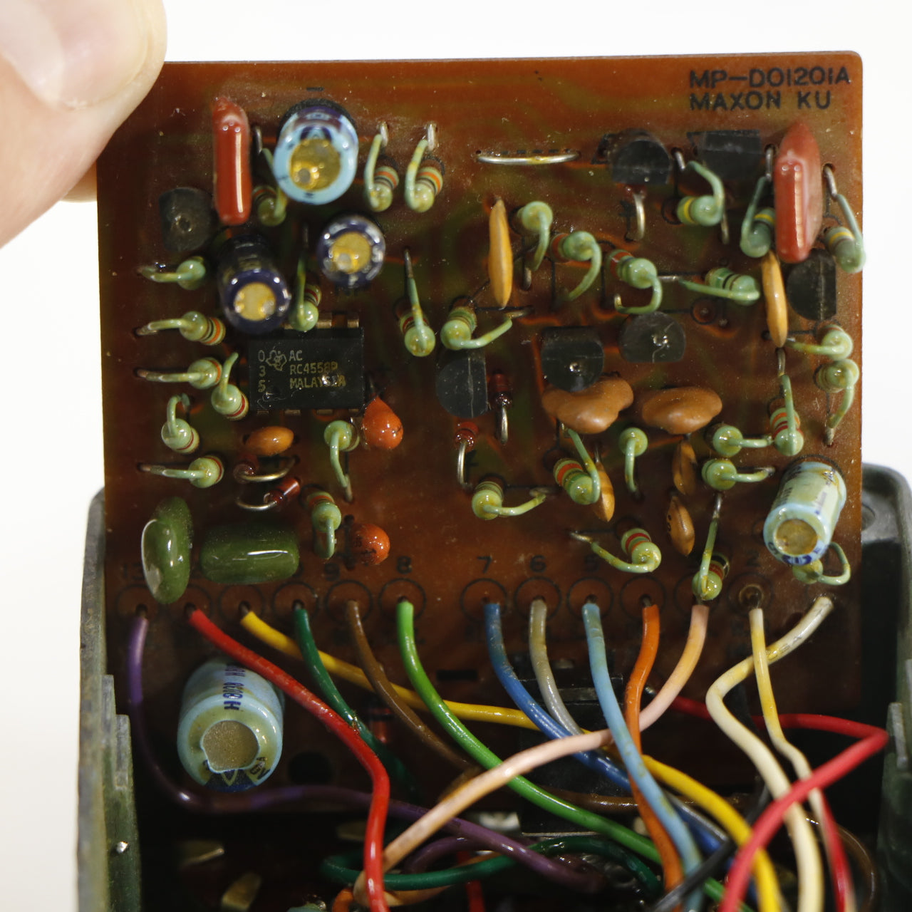 Ibanez TS-808 Tube Screamer Overdrive Signed by Philip Sayce (s/n 120404, Vintage All Original 1980, Made in Japan)