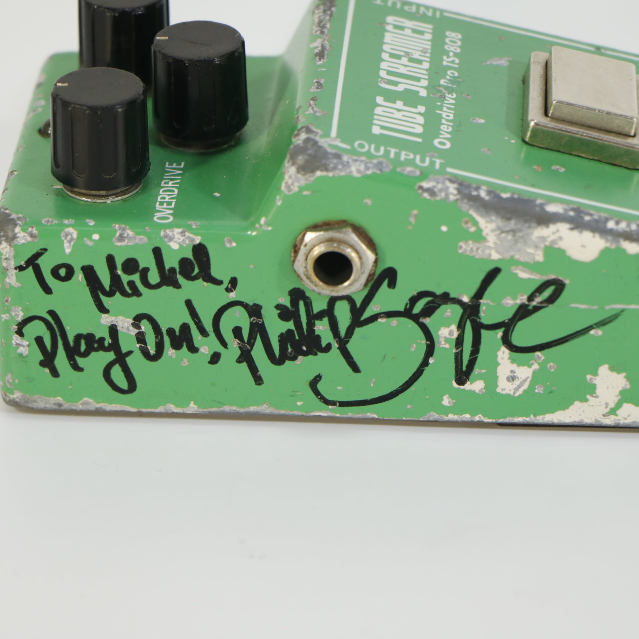 Ibanez TS-808 Tube Screamer Overdrive Signed by Philip Sayce (s/n 120404, Vintage All Original 1980, Made in Japan)