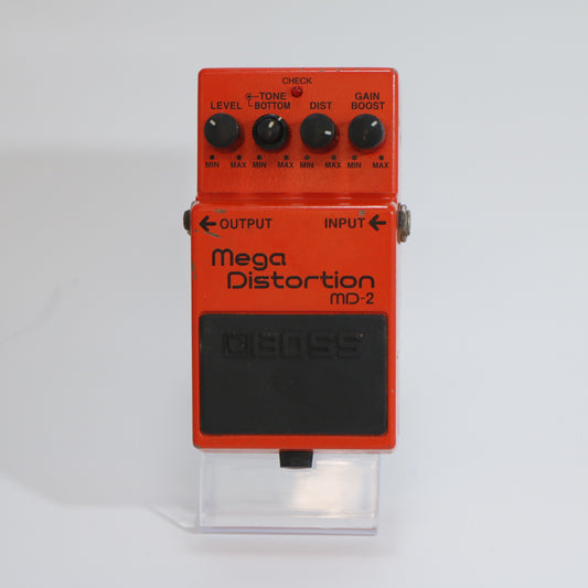 Boss MD-2 Mega Distortion (s/n 80177, Silver Label Made in Taiwan)