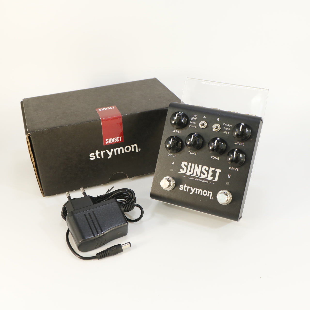 Strymon Sunset Dual Overdrive (s/n S21-83461, Limited Edition Midnight Black Version, incl. doos en adapter)