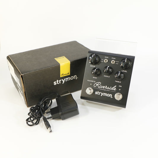 Strymon Riverside Multistage Drive (s/n S21-82728, Limited Edition Midnight Black Version, incl. doos en adapter)