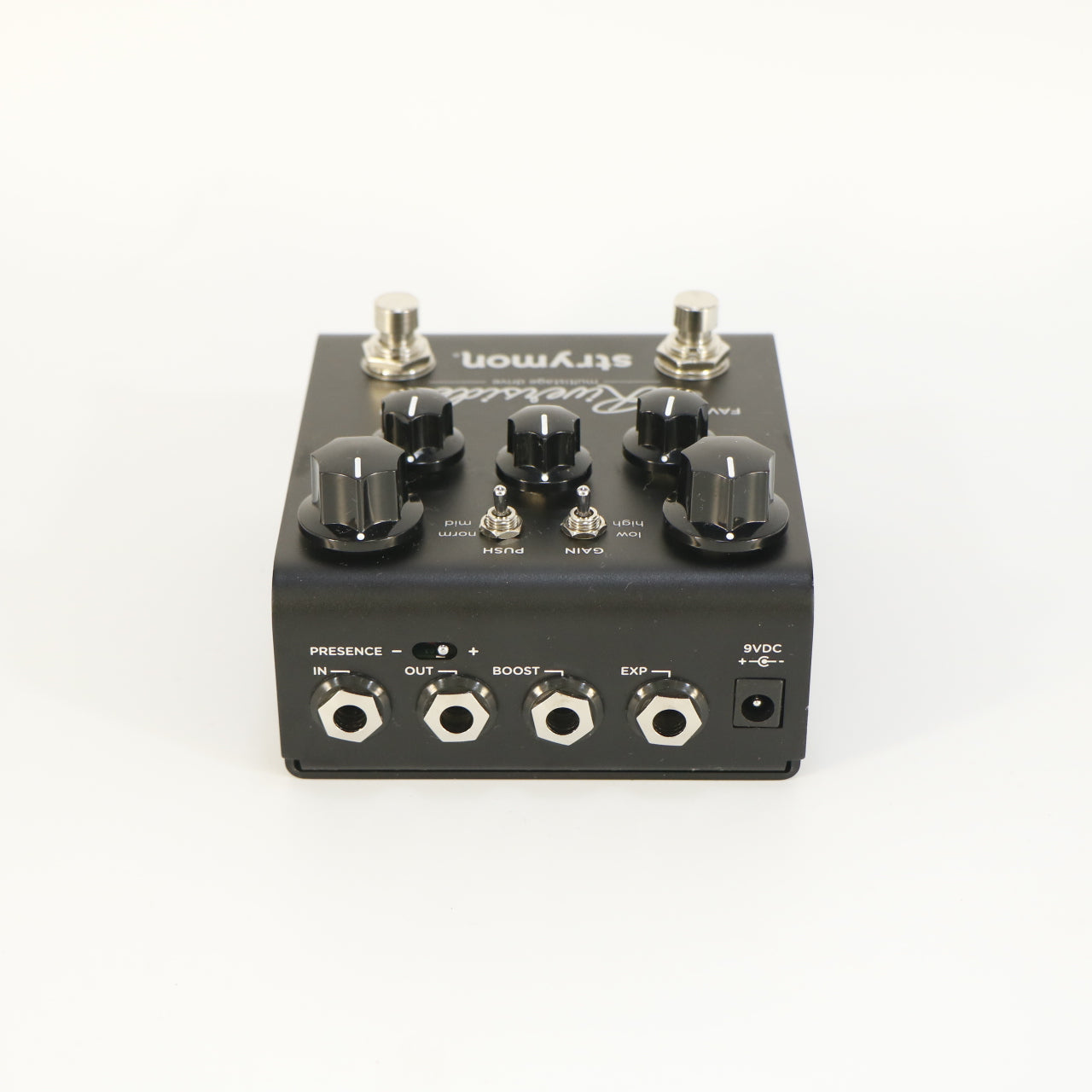 Strymon Riverside Multistage Drive (s/n S21-82728, Limited Edition Midnight Black Version, incl. doos en adapter)