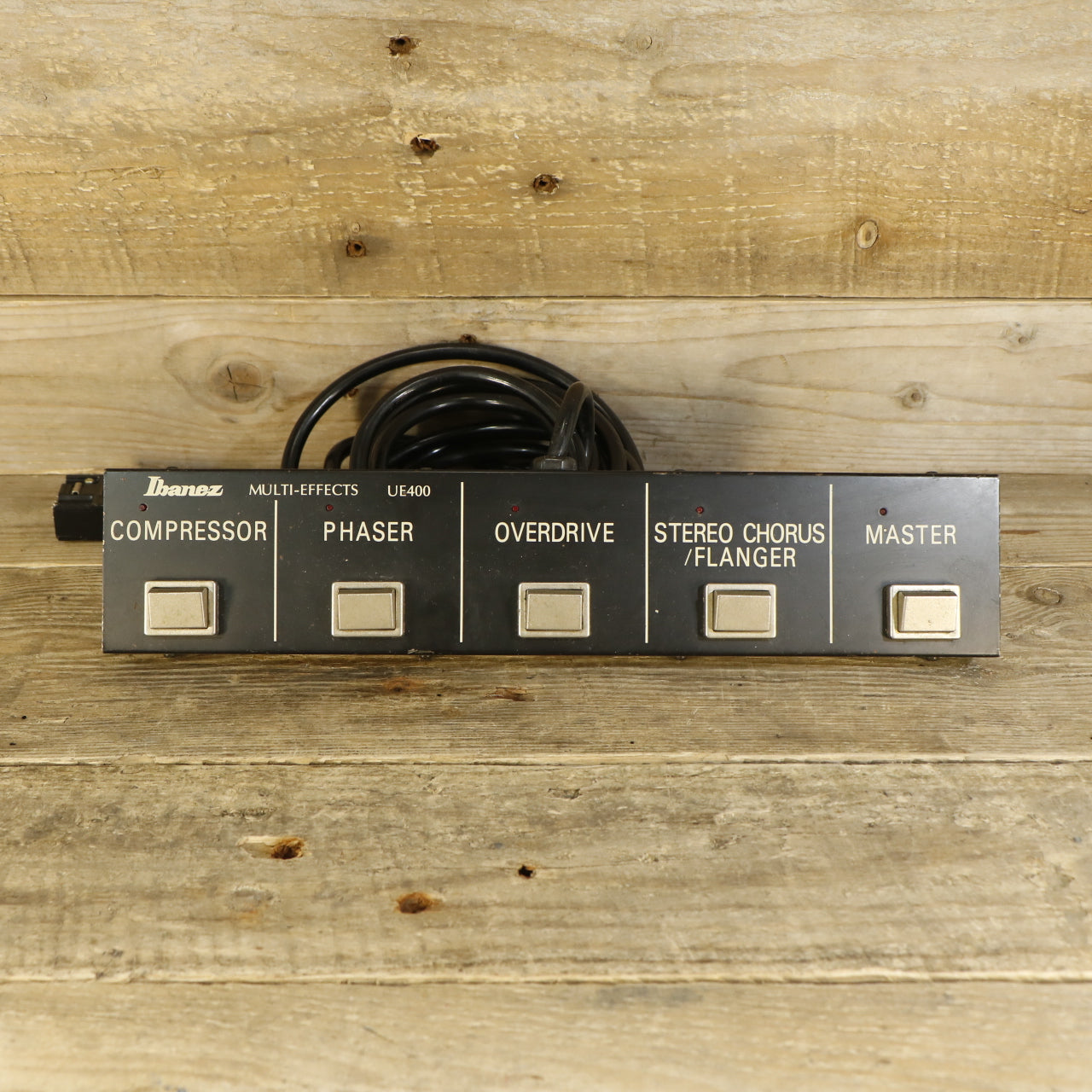 Ibanez UE400 Multi-Effects Rare Overdrive TS808 Version incl. Footswitch (s/n 300209, Vintage, Made in Japan)