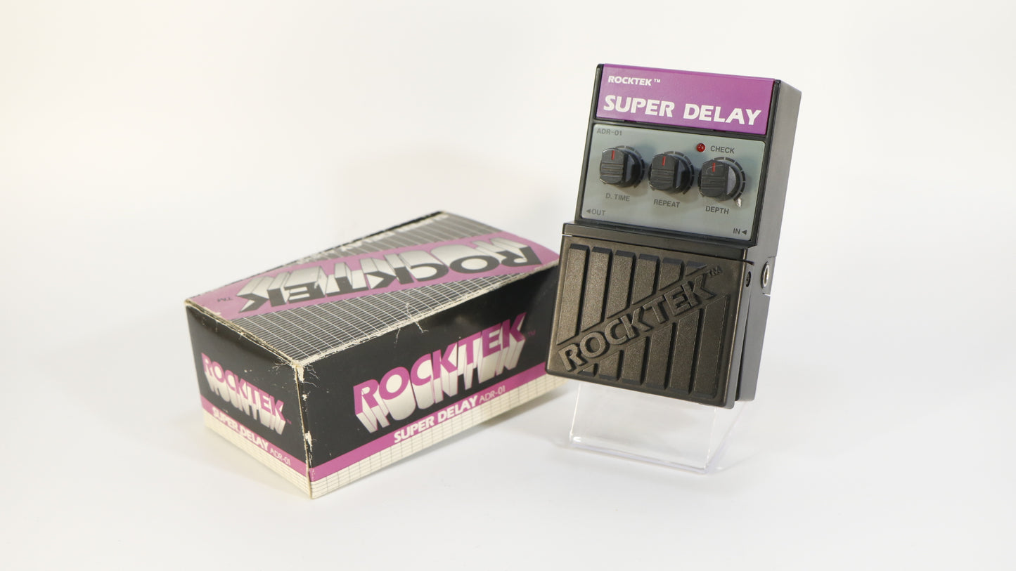 Rockteck ADR-01 Super Delay In Box With Manual (Vintage, MN3205 Chipset)