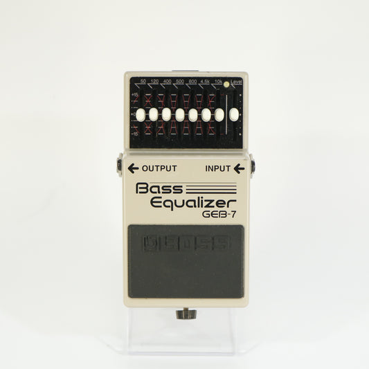 Boss GEB-7 Bass Equalizer (Modded Studio Quality, s/n DP02374, Silver Label, Made in Taiwan)
