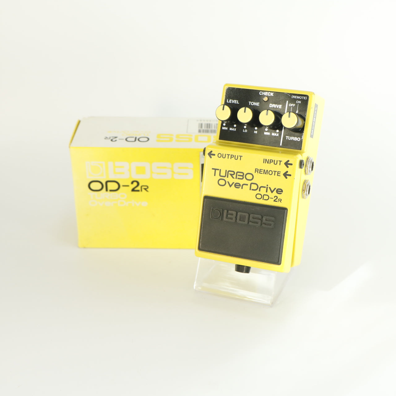 Boss OD-2r Turbo Overdrive (modded naar studio kwaliteit, s/n ZG62018, Silver Label, Made in Taiwan)