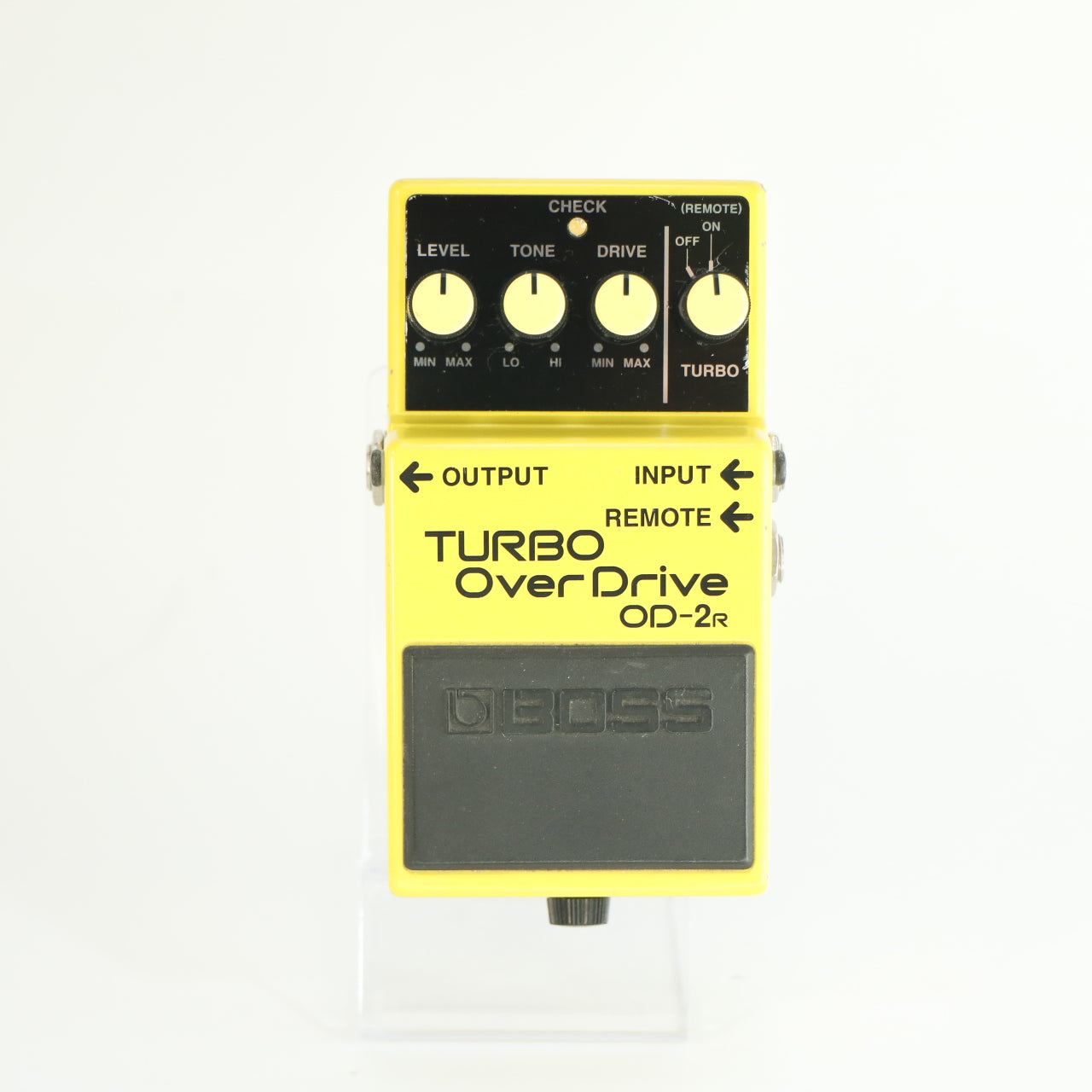 Boss OD-2r Turbo Overdrive (modded naar studio kwaliteit, s/n ZG62018, Silver Label, Made in Taiwan)