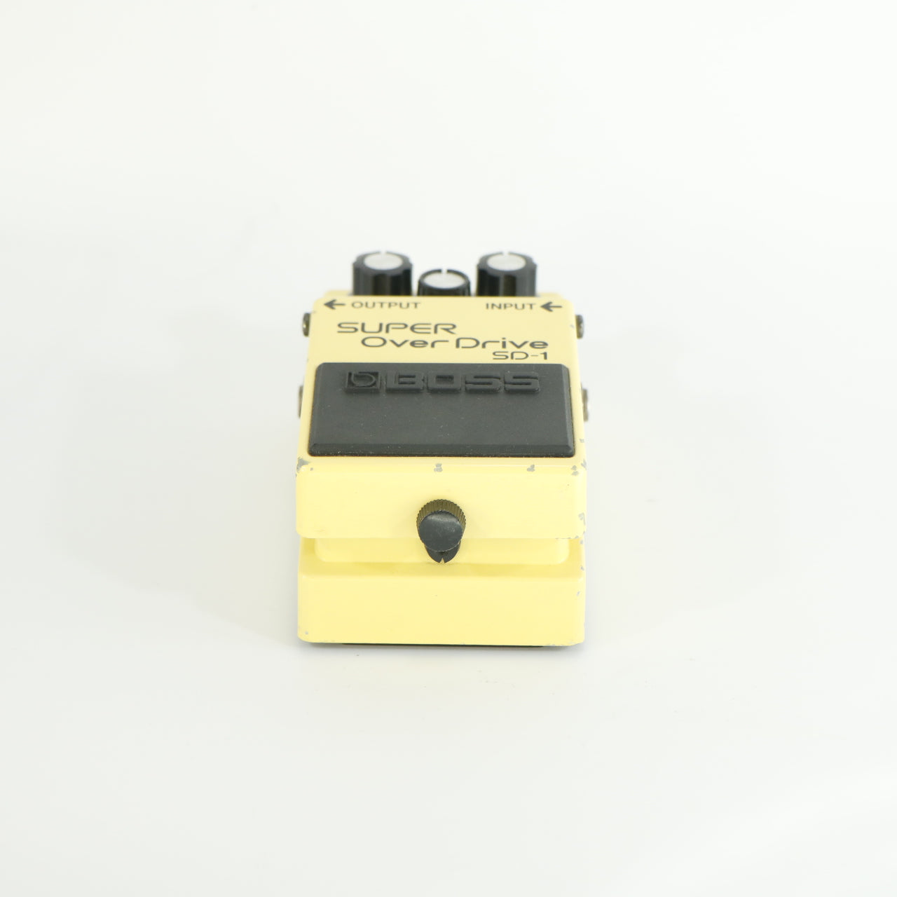 Boss SD-1 Super Overdrive (modded naar studiokwaliteit, s/n DB92361, Black Label, Made in Taiwan)