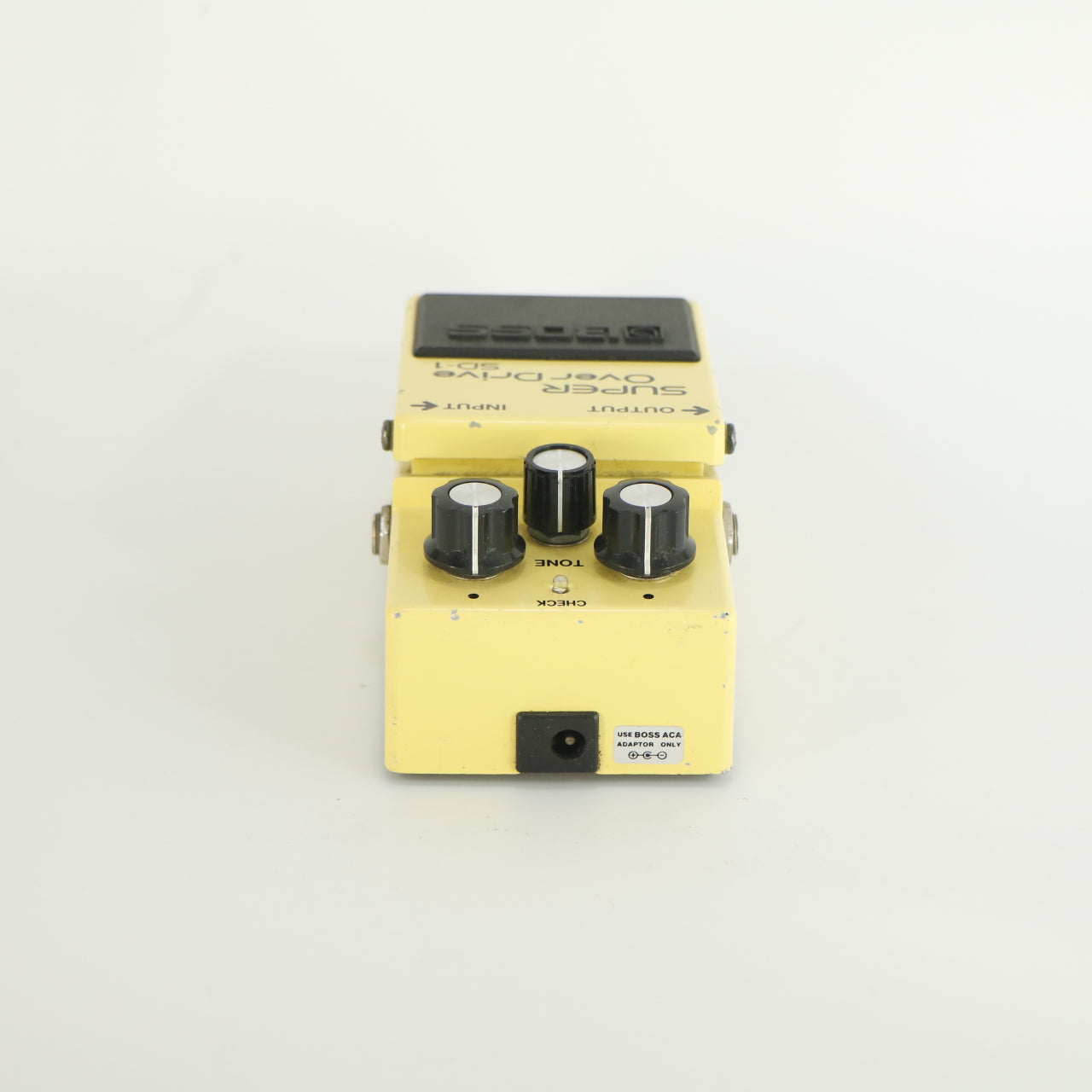 Boss SD-1 Super Overdrive (modded naar studiokwaliteit, s/n DB92361, Black Label, Made in Taiwan)