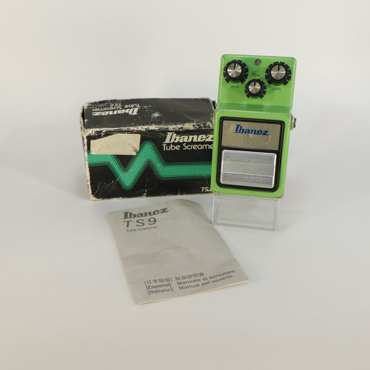 Ibanez TS9 Tube Screamer Overdrive (s/n 265550, Vintage, Originele JRC4558D-Chip, Gemaakt in Japan, Incl. Doos en Handleiding)