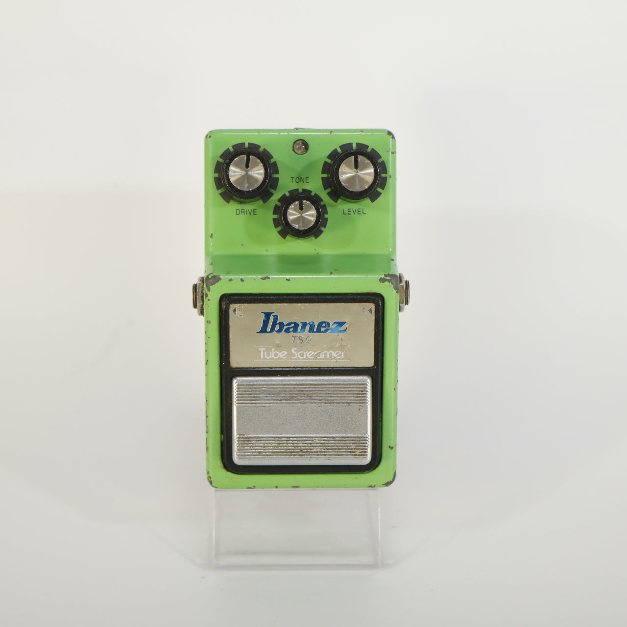 Ibanez TS9 Tube Screamer Overdrive (s/n 216747, Vintage 1982, JRC4558D-Chip, Black Label, Gemaakt in Japan)