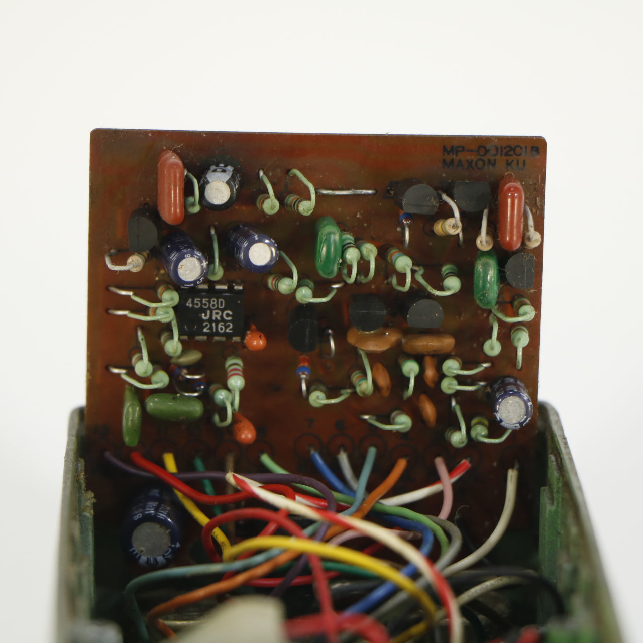 Ibanez TS9 Tube Screamer Overdrive (s/n 216747, Vintage 1982, JRC4558D-Chip, Black Label, Gemaakt in Japan)