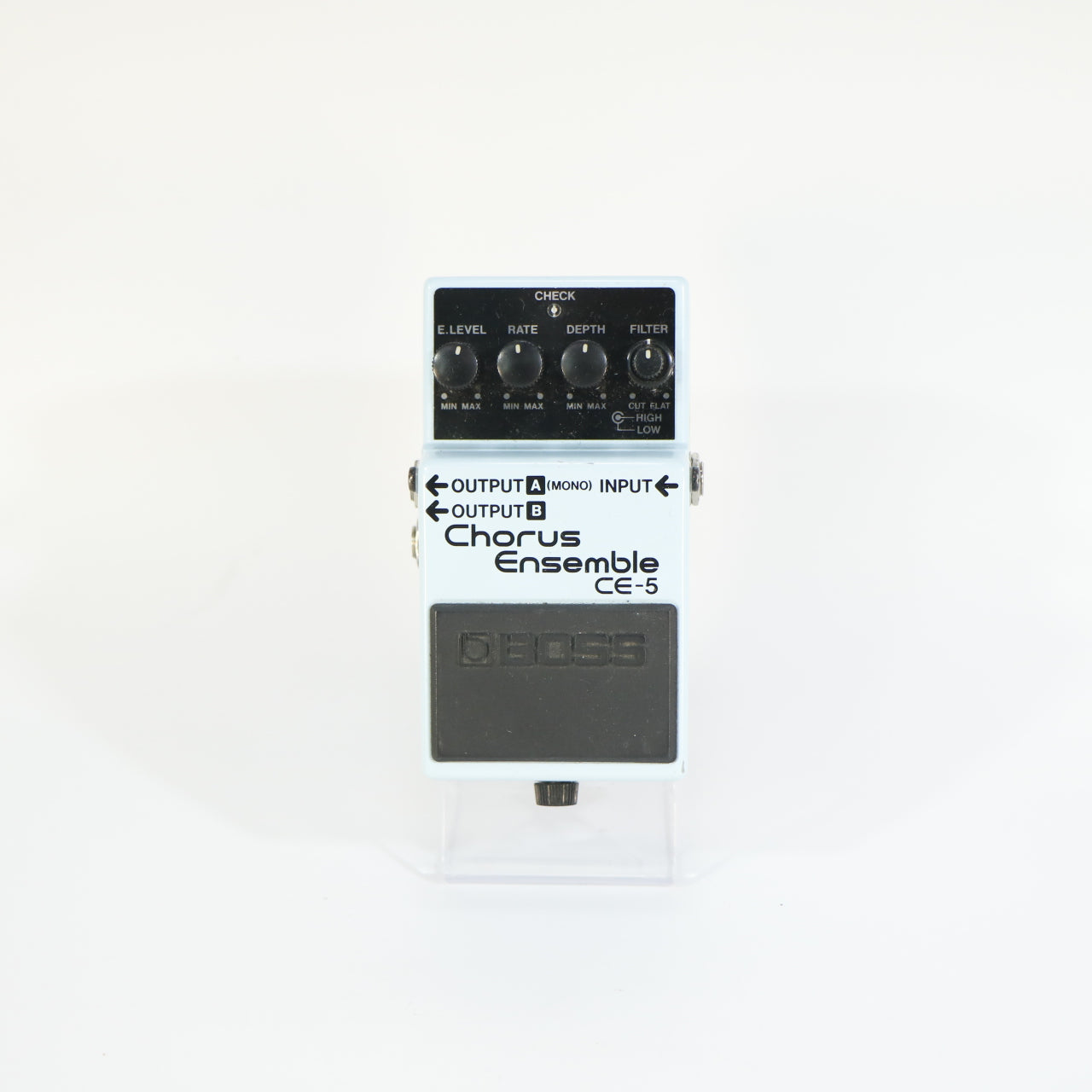 Boss CE-5 Chorus Ensemble (modded naar studio kwaliteit, analoog, s/n BE63217, Blue Label Made In Taiwan)