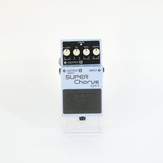 Boss CH-1 Super Chorus (Modded naar studio kwaliteit, analoog, blue label, s/n AA31076, Made In Taiwan)