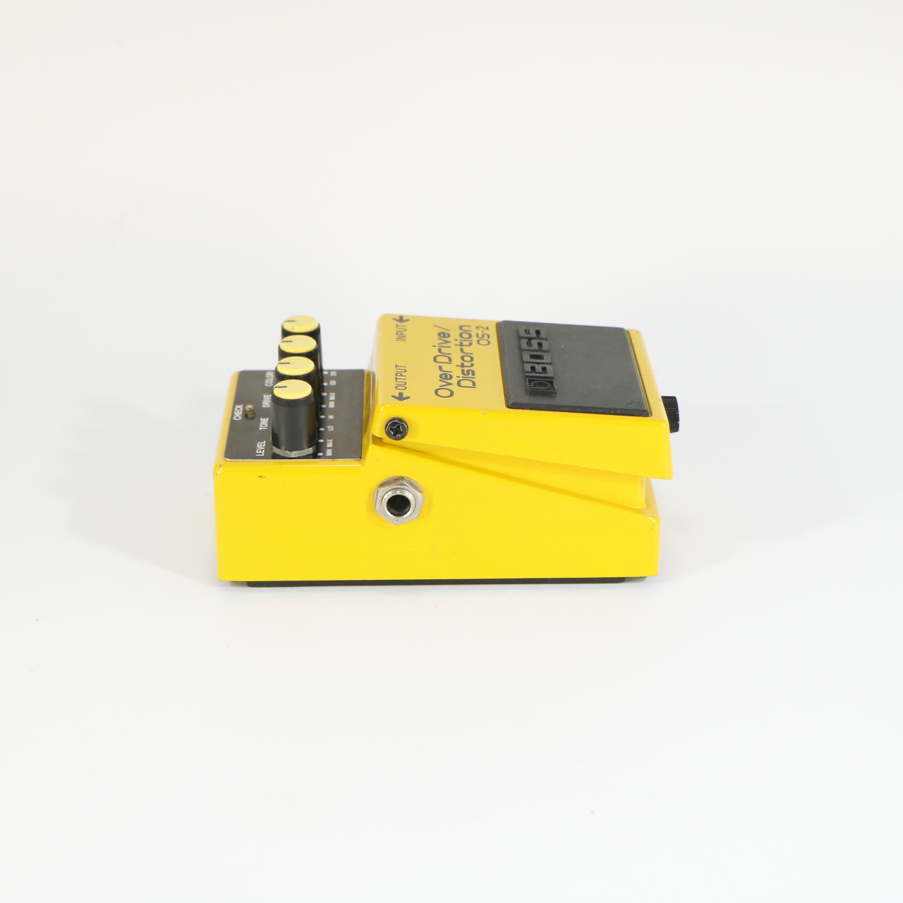 Boss OS-2 Overdrive Distortion (Gemod naar studio kwaliteit, s/n KJ83613, Silver Label, Made In Taiwan)
