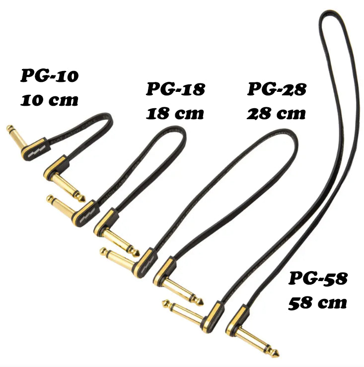 EBS PCF-PG10 Premium Gold Flat patchkabel 10 cm mono haaks