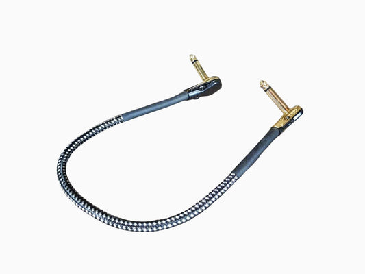 Patch cable 30 cm (plat, gouden connector)